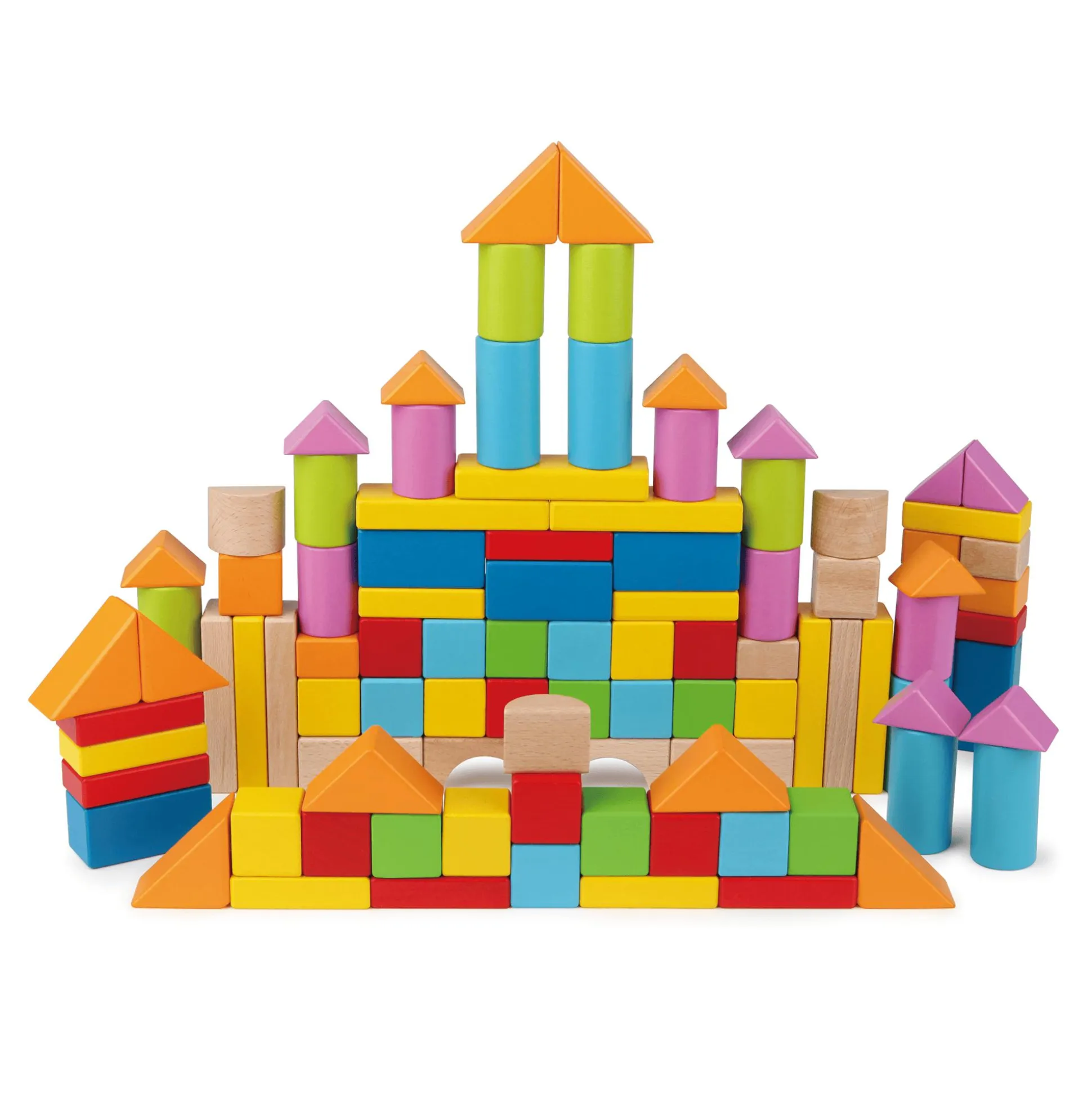 100 Bausteine aus Holz