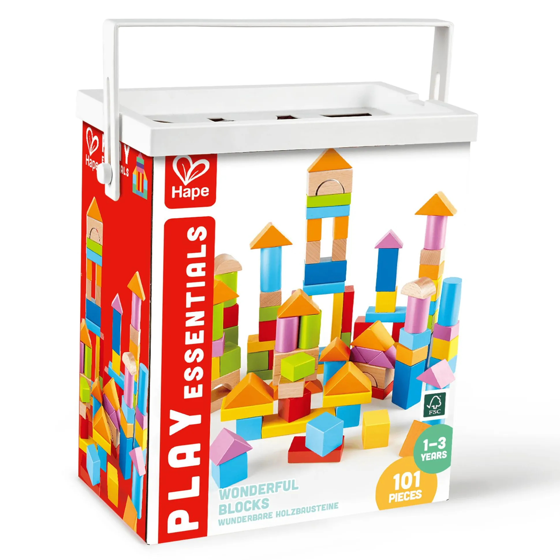 100 Bausteine aus Holz