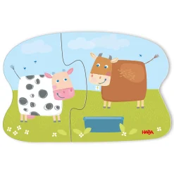 6 erste Puzzles Bauernhof