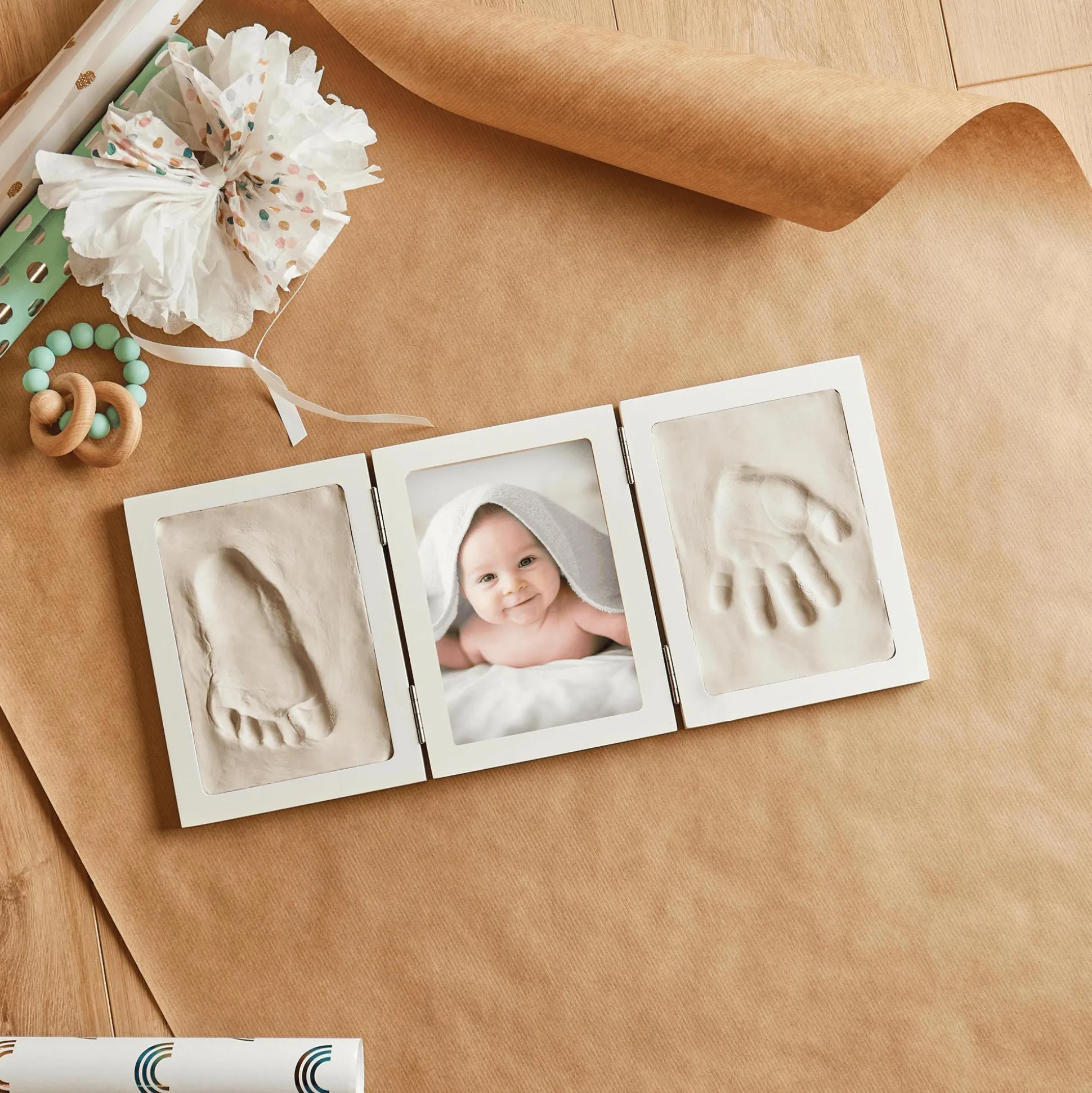 Abdruckset mit Bilderrahmen