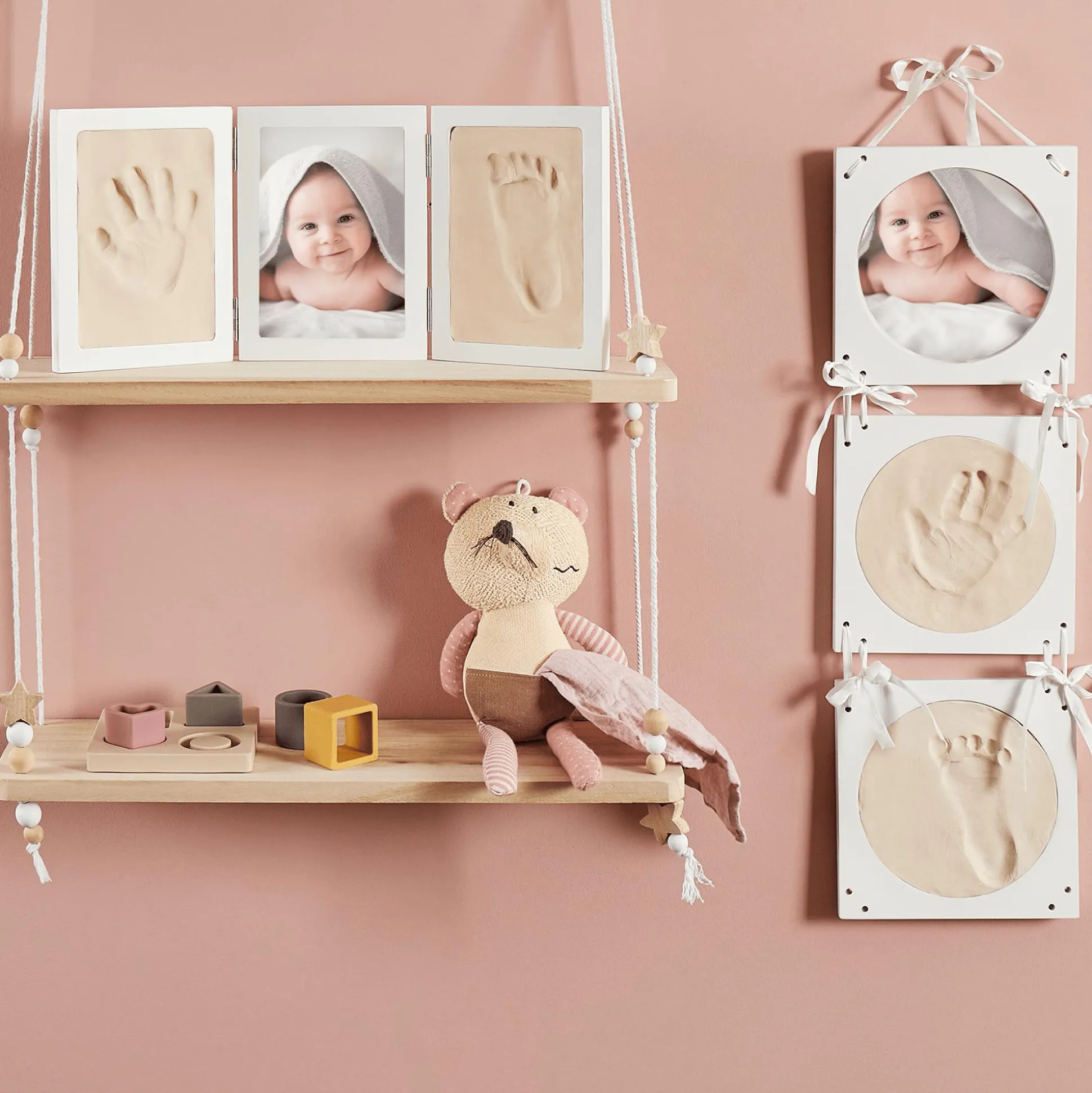 Abdruckset mit Bilderrahmen