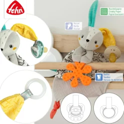 Activity-Schmusetuch Hase