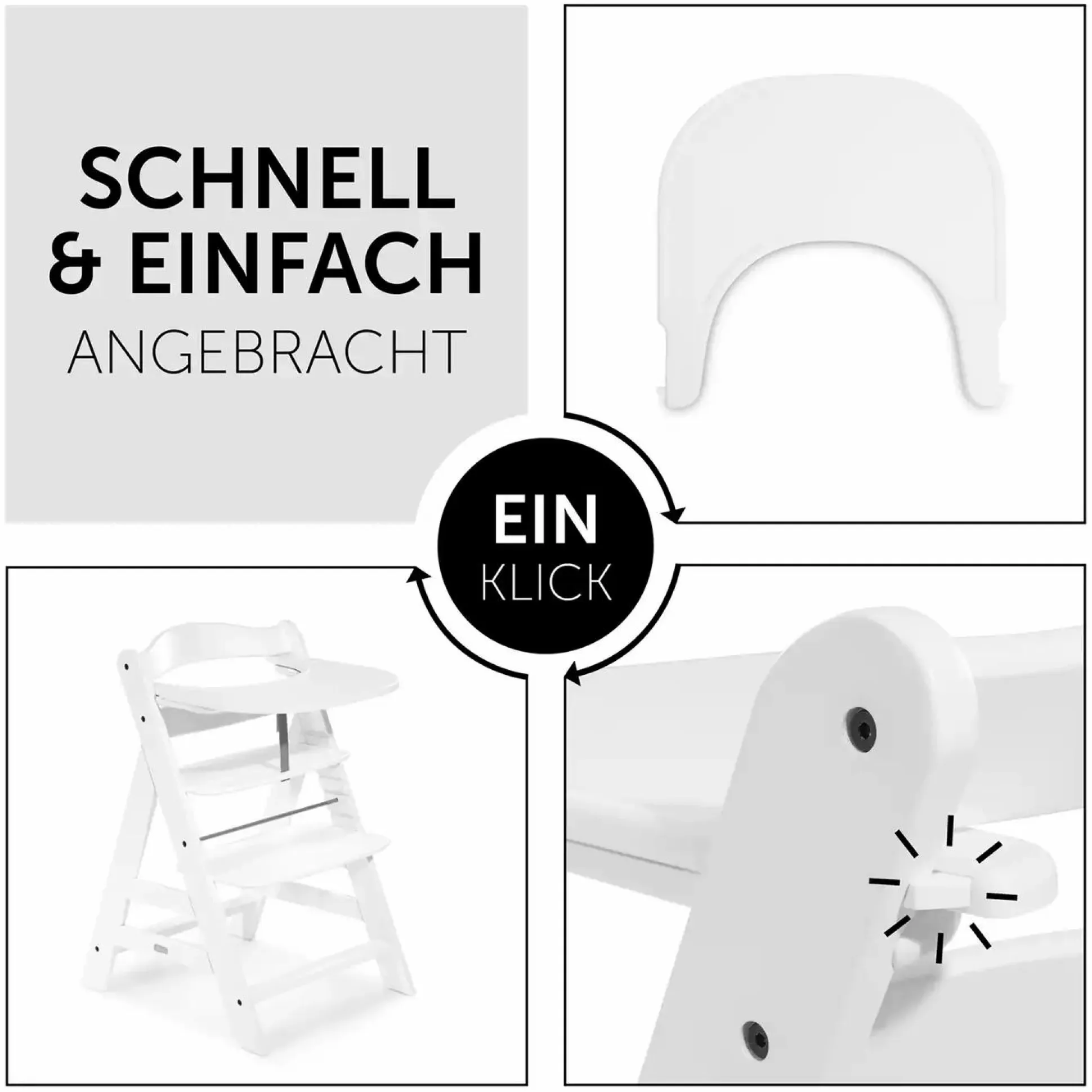 Alpha Click Tray White