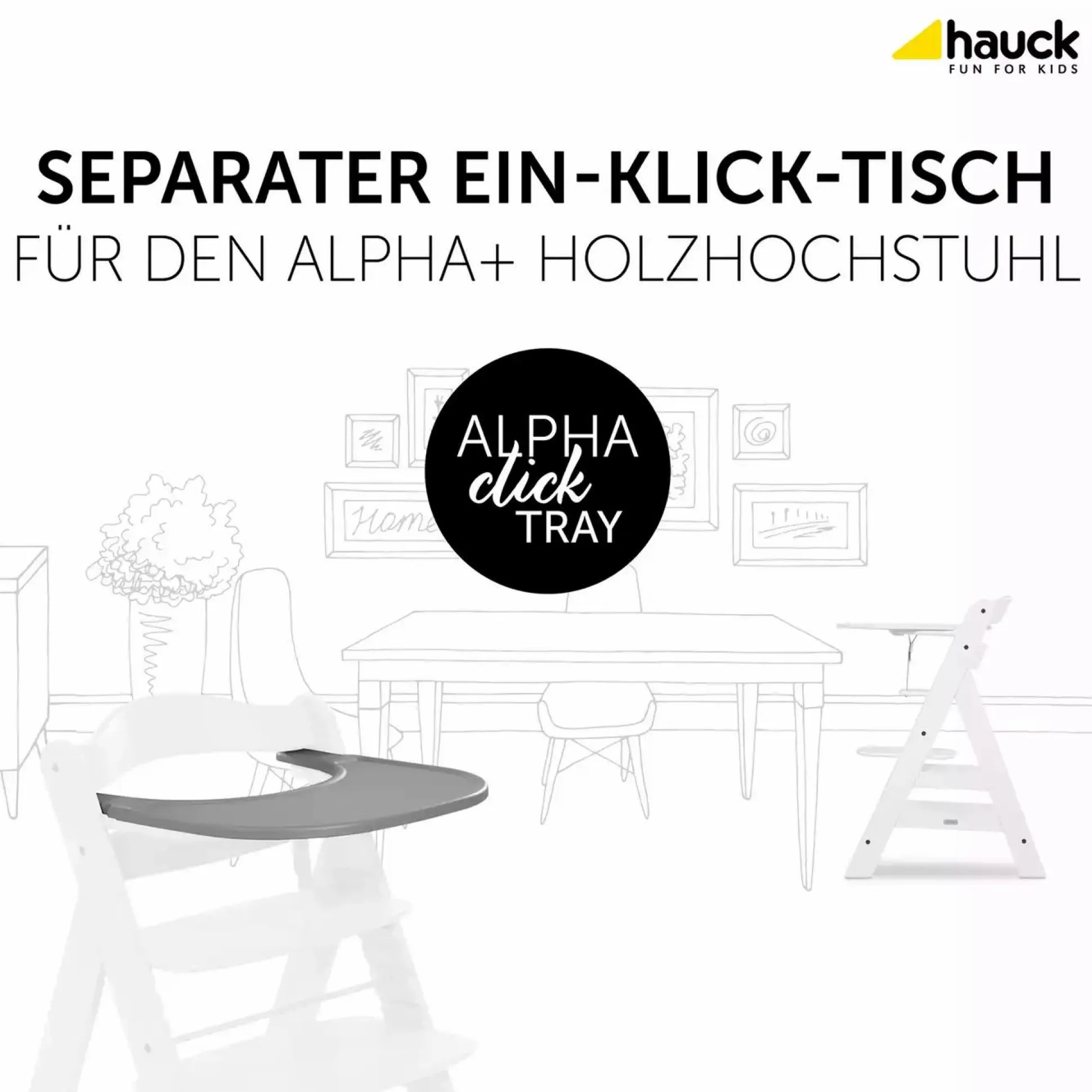 Alpha Click Tray White