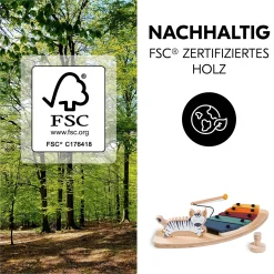 Alpha Play Music Set Zebra inkl. Play Tray White