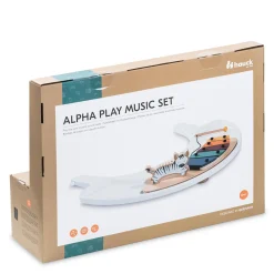 Alpha Play Music Set Zebra inkl. Play Tray White