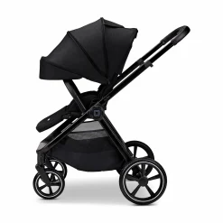 AURA 2 in 1 Kombi-Kinderwagen Onyx mit Babyschale Cosmo 2.0