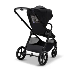 AURA 2 in 1 Kombi-Kinderwagen Onyx mit Babyschale Cosmo 2.0