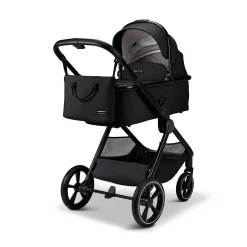 AURA 2 in 1 Kombi-Kinderwagen Onyx mit Babyschale Cosmo 2.0