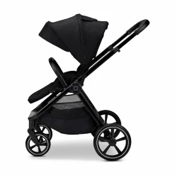 AURA 2 in 1 Kombi-Kinderwagen Onyx mit Babyschale Cosmo 2.0
