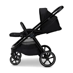 AURA 2 in 1 Kombi-Kinderwagen Onyx mit Babyschale Cosmo 2.0
