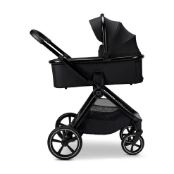 AURA 2 in 1 Kombi-Kinderwagen Onyx mit Babyschale Cosmo 2.0