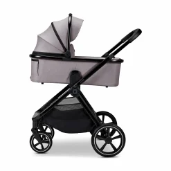 AURA 2 in 1 Kombi-Kinderwagen Stone mit Babyschale Cosmo 2.0