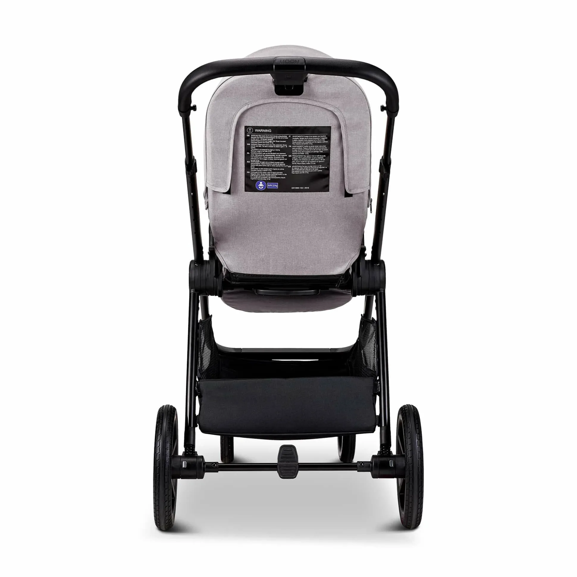AURA 2 in 1 Kombi-Kinderwagen Stone mit Babyschale Cosmo 2.0