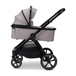 AURA 2 in 1 Kombi-Kinderwagen Stone mit Babyschale Cosmo 2.0