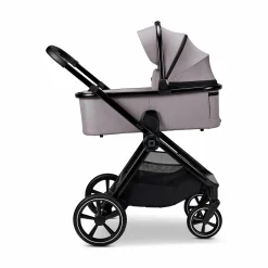 AURA 2 in 1 Kombi-Kinderwagen Stone mit Babyschale Cosmo 2.0