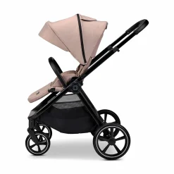 AURA 2 in 1 Kombi-Kinderwagen Sand mit Babyschale Cosmo 2.0