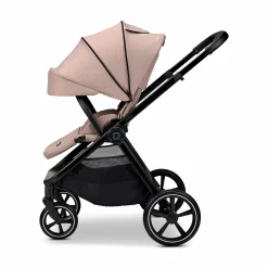 AURA 2 in 1 Kombi-Kinderwagen Sand mit Babyschale Cosmo 2.0