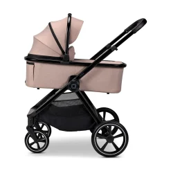 AURA 2 in 1 Kombi-Kinderwagen Sand mit Babyschale Cosmo 2.0