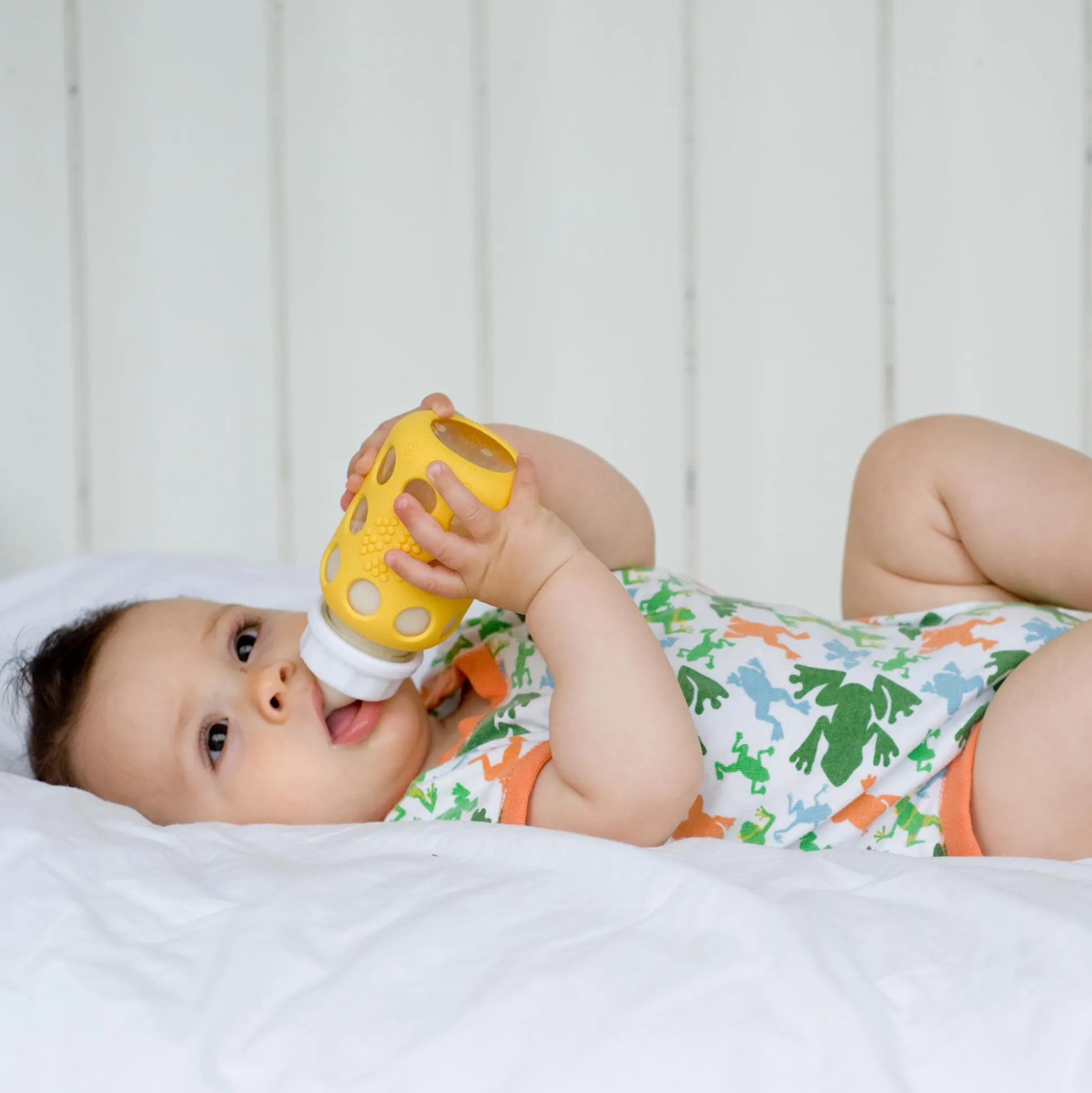 Baby Glasflasche 120ml inkl. Sauger Gr.1