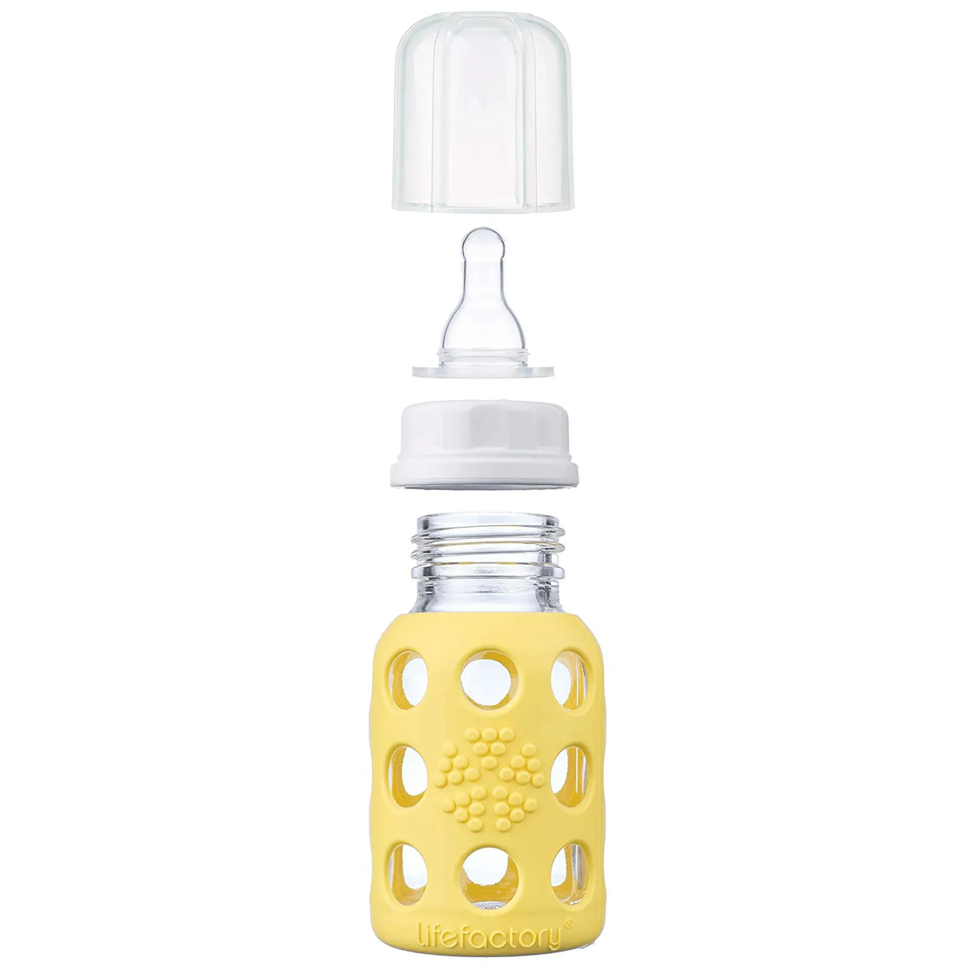 Baby Glasflasche 120ml inkl. Sauger Gr.1