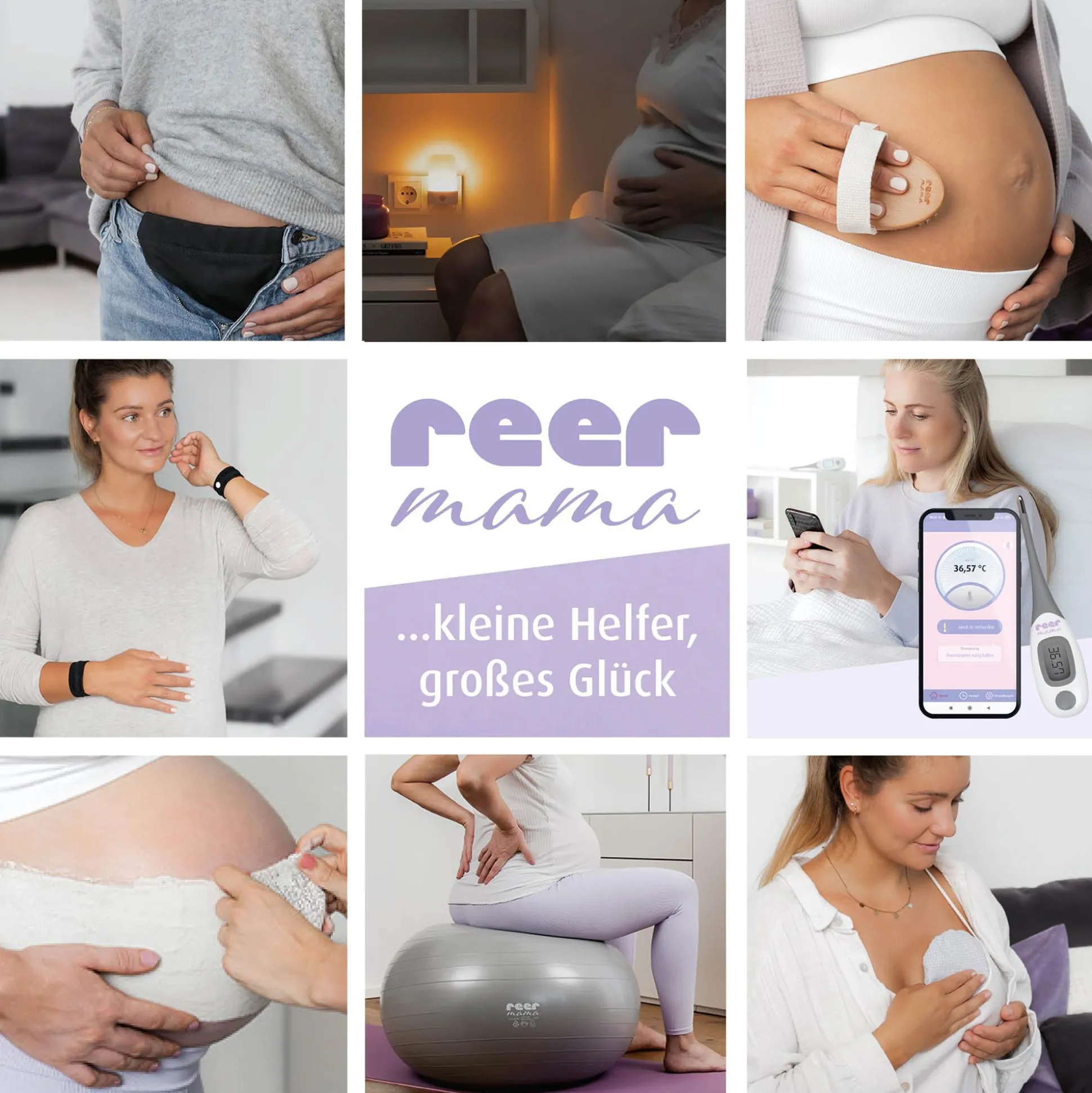 Babybauch-Gipsabdruck-Set