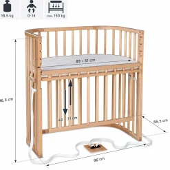 Babybay Boxspring Comfort Plus Natur