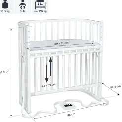 Babybay Boxspring Comfort Plus Weiß