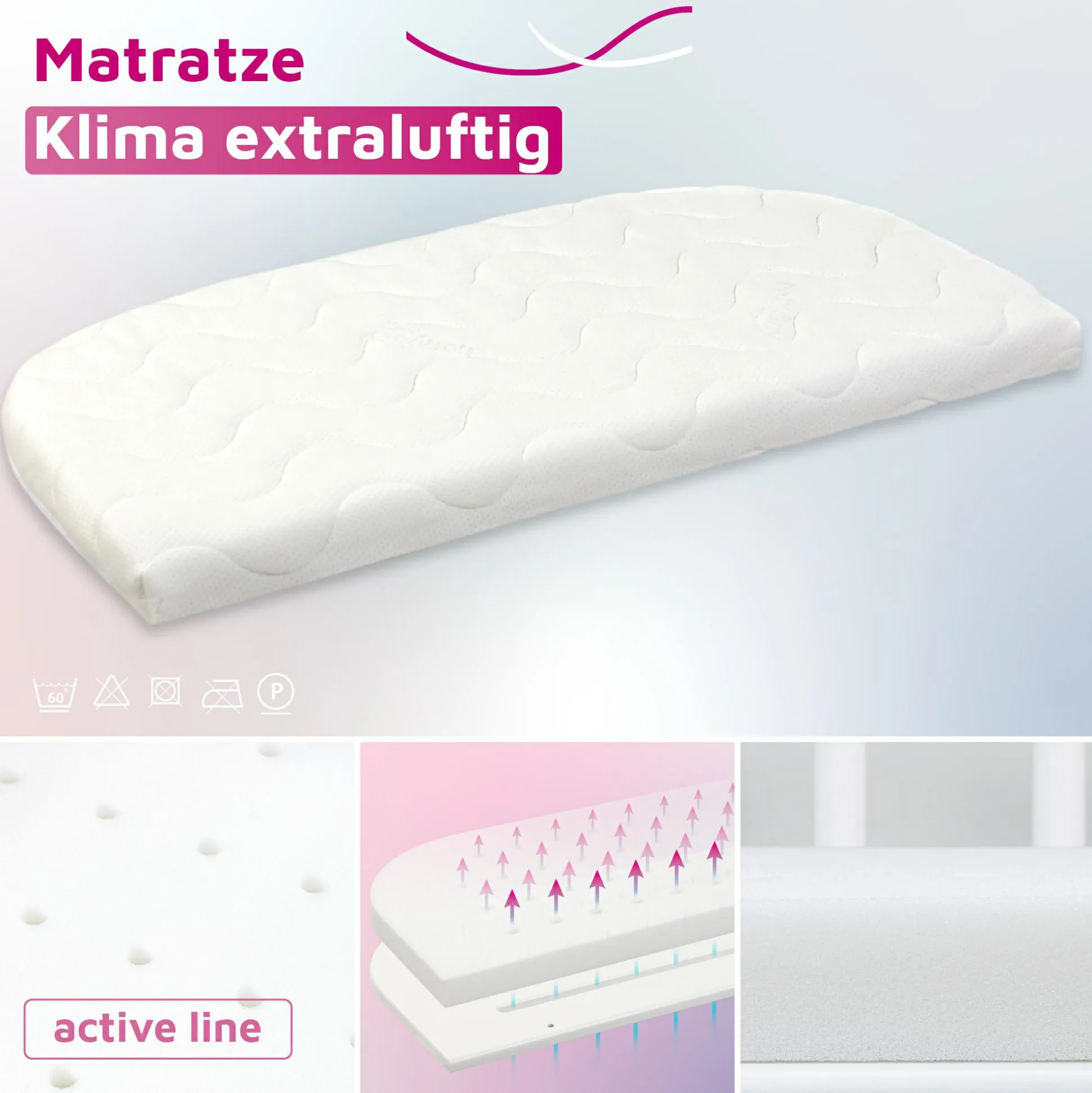 babybay Matratze Klima extraluftig Original