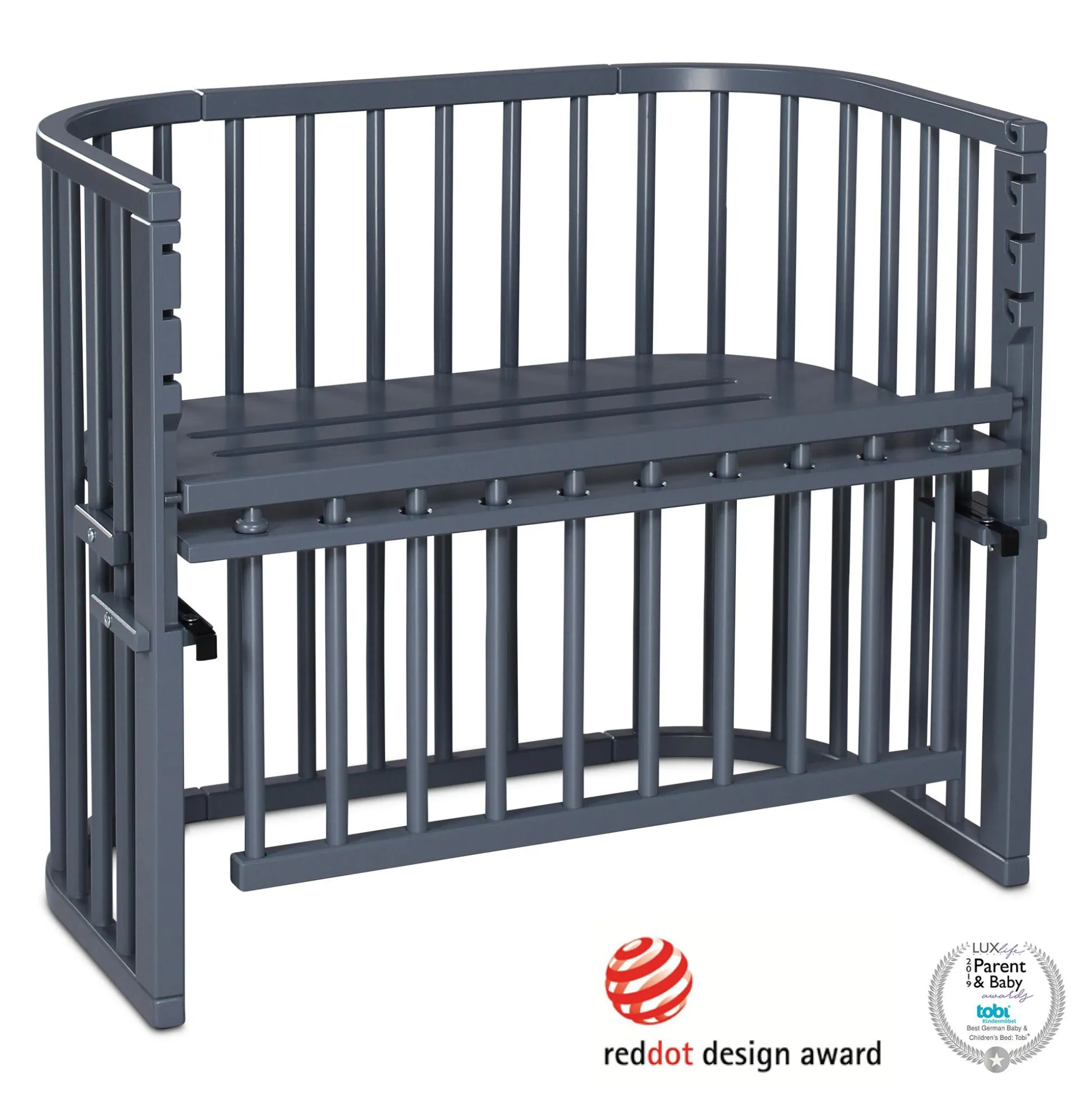 Babybay Maxi Comfort Plus Schiefergrau