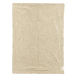 Babydecke Waffel Teddy Sand