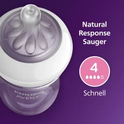 Babyflaschen Natural Response Gr.4 330ml SCY906/02