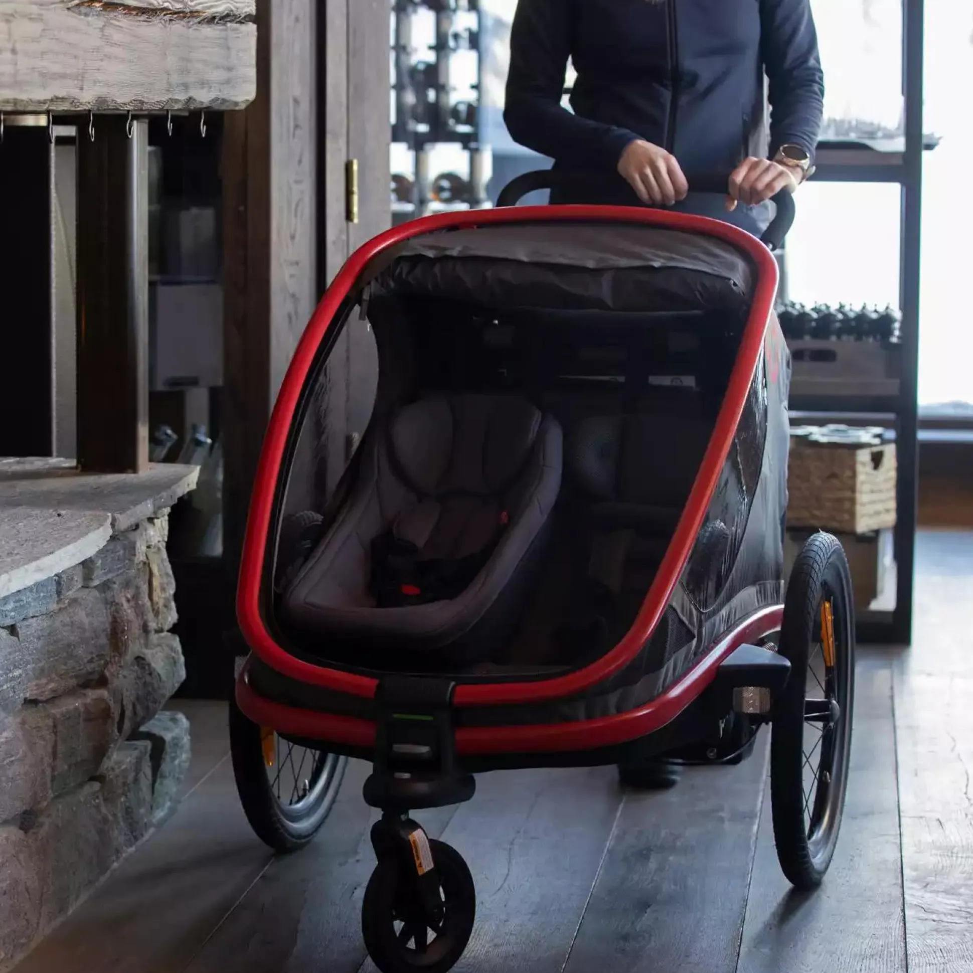 Babyschale für Hamax Fahrradanhänger