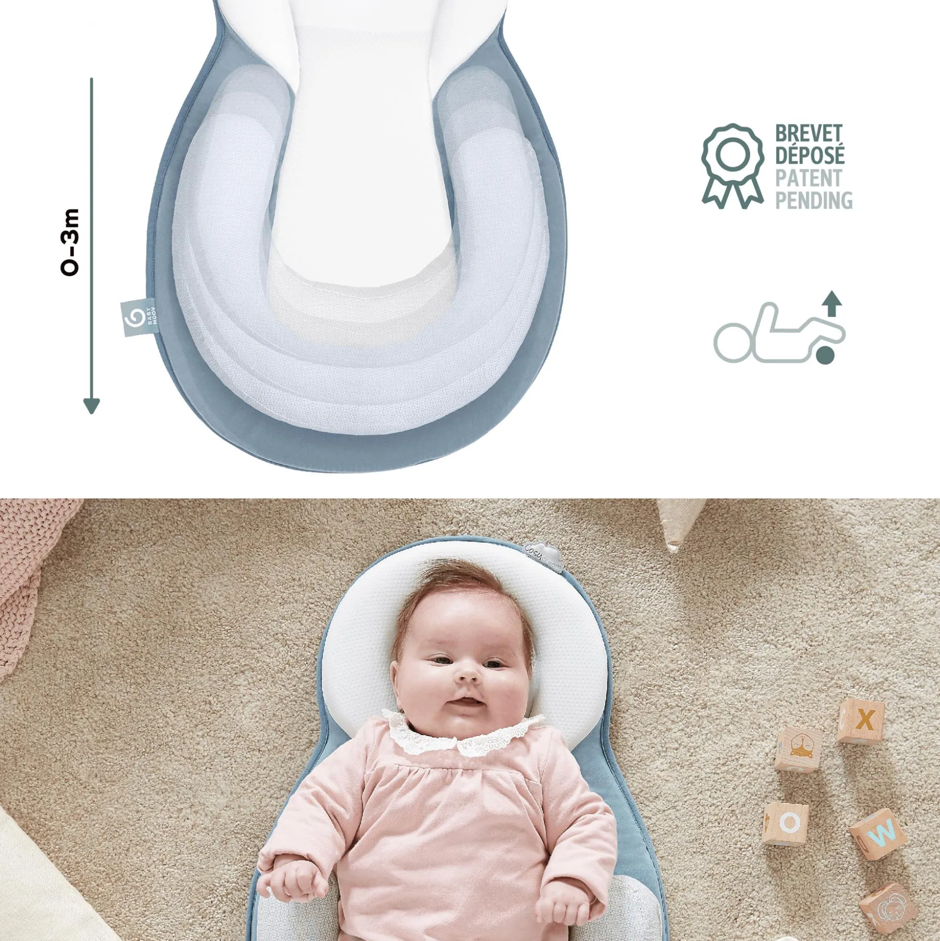 Babystütze Cosydream Mosaic