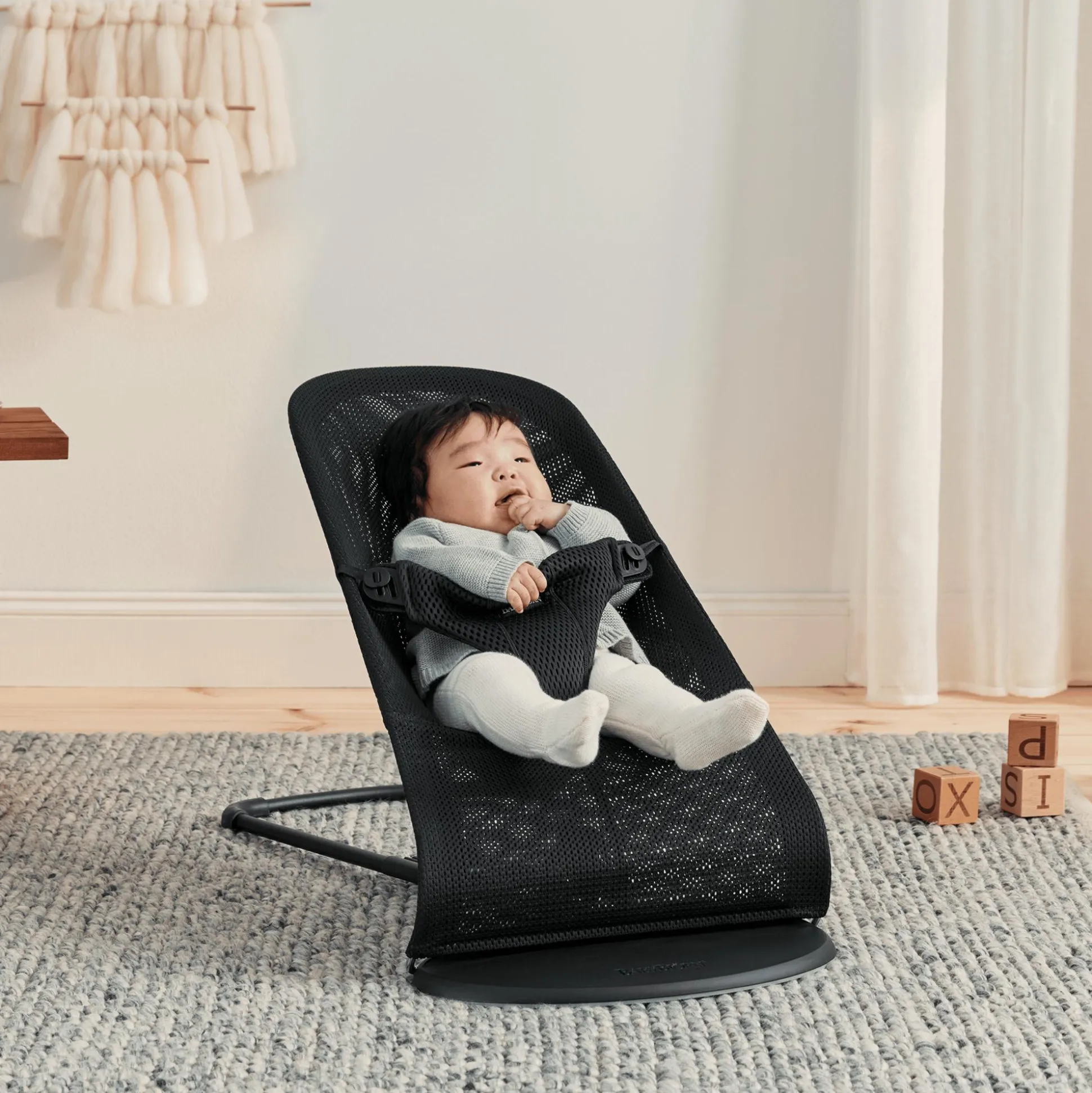Babywippe Bliss Mesh Black