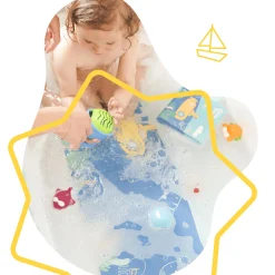 Badematte mit Thermometer