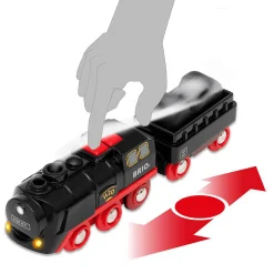 Batterie-Dampflok Weihnachts-Set