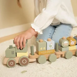 Bauklotzzug Traktor Little Farm