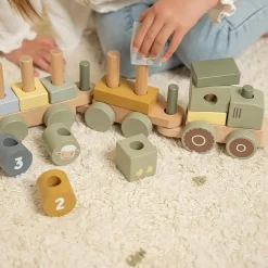 Bauklotzzug Traktor Little Farm