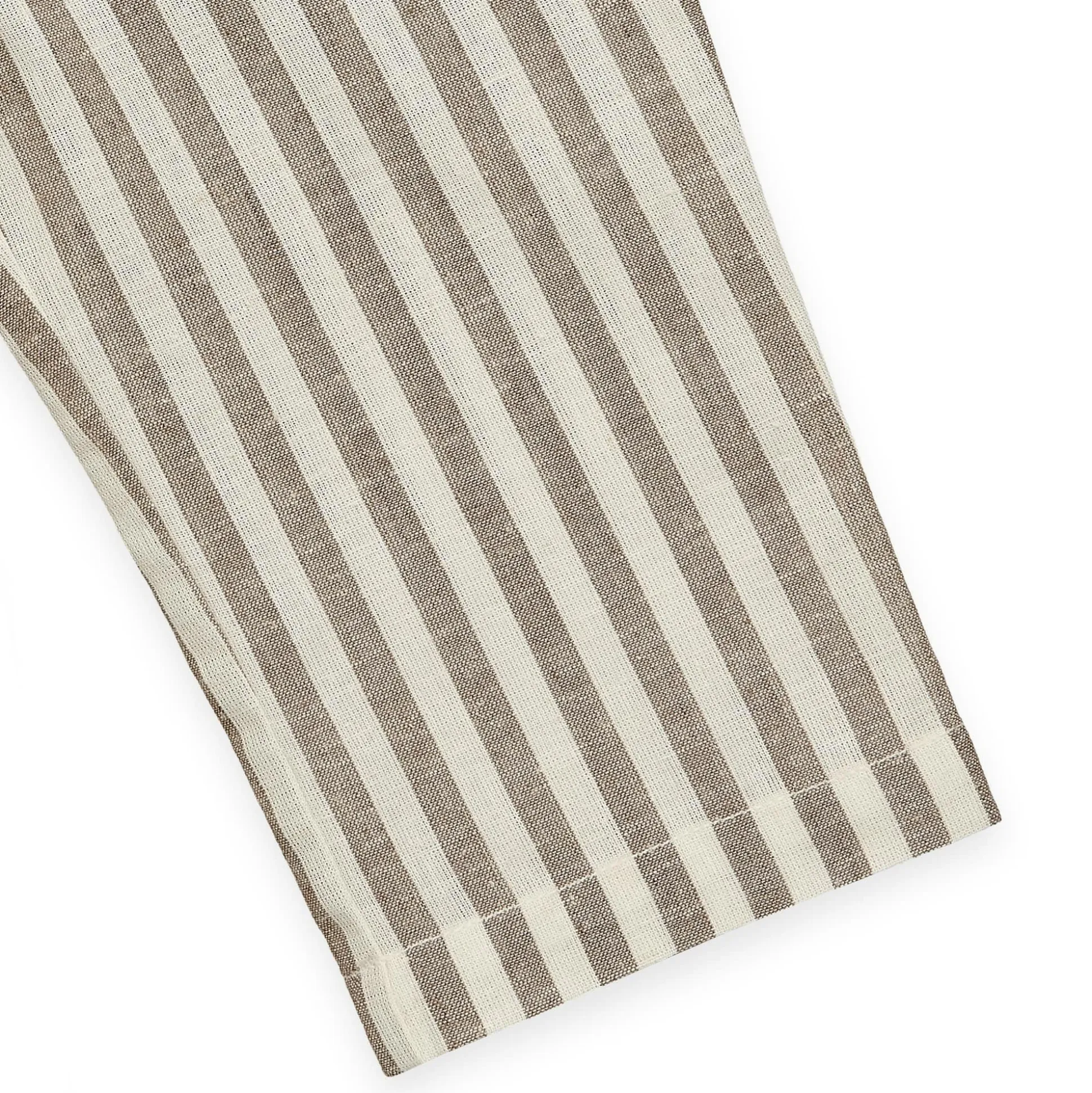 Baumwoll/Leinen-Hose Streifen