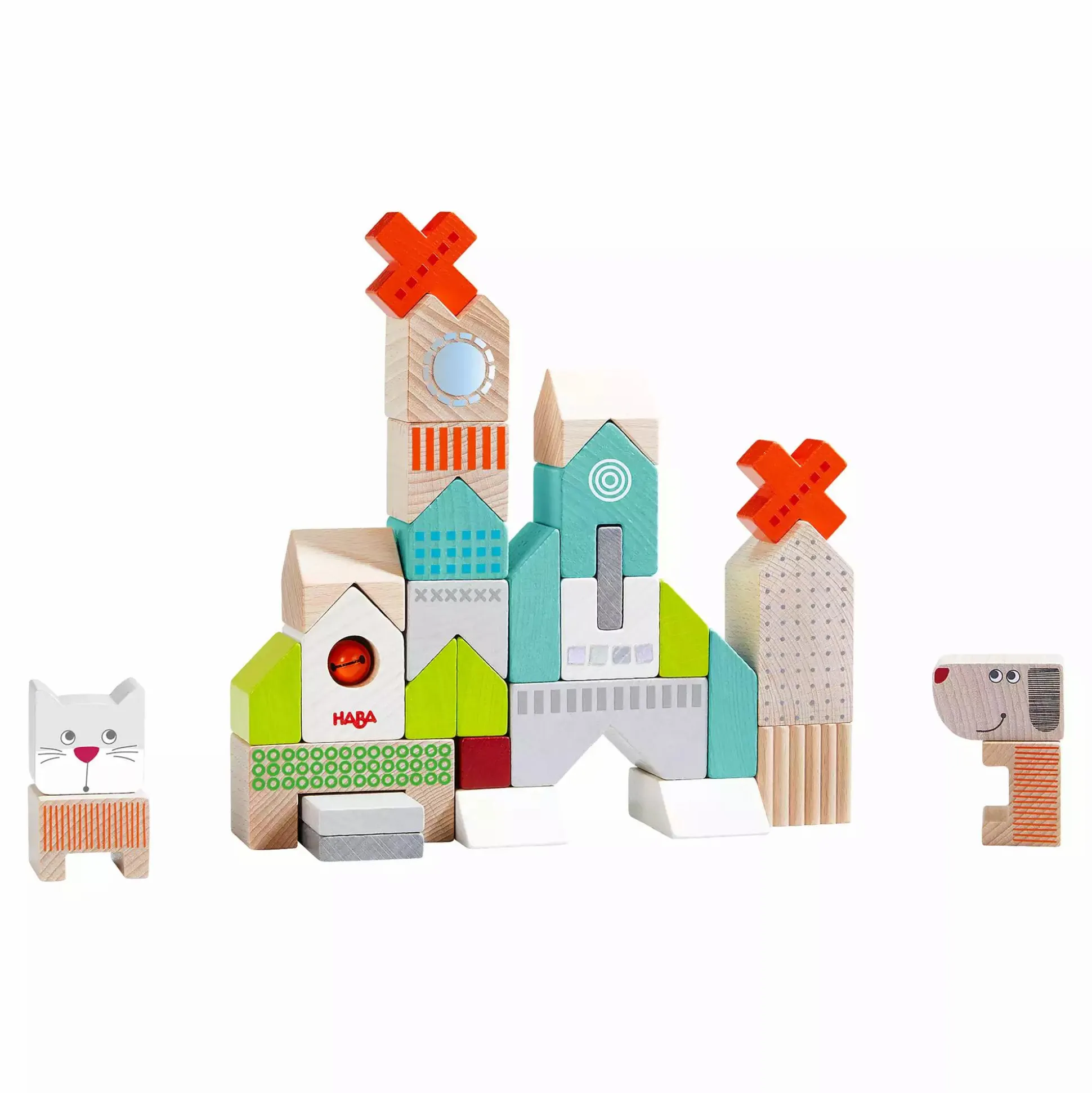 Bausteine Hund und Katze