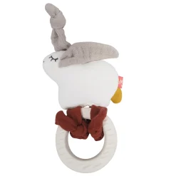 Beißring mit Rassel Hase