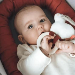 Beißring mit Rassel Hase