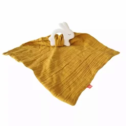 Beißring mit Tuch Hase