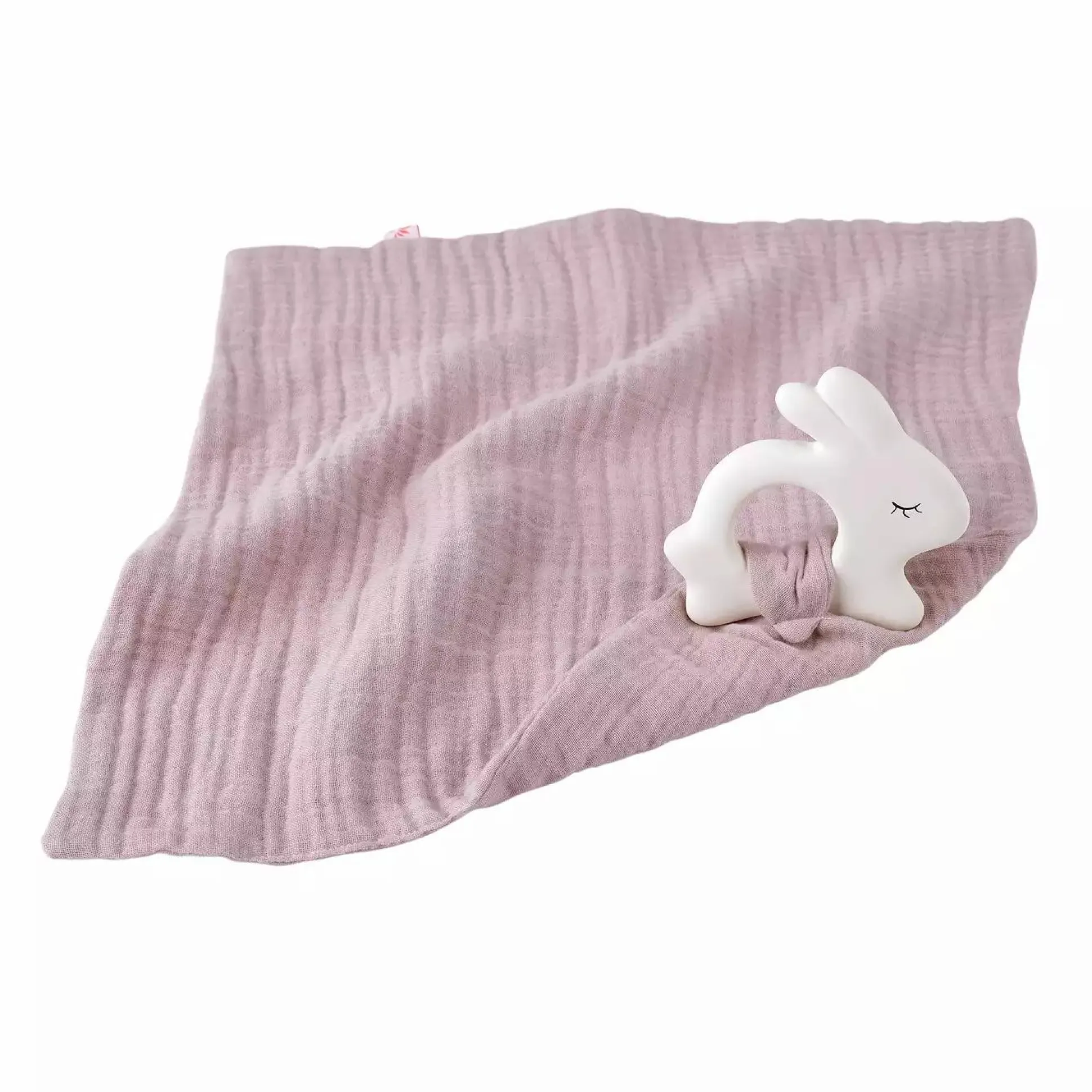 Beißring mit Tuch Hase