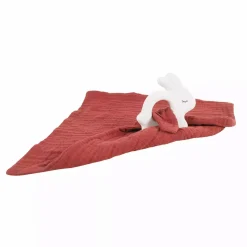 Beißring mit Tuch Hase