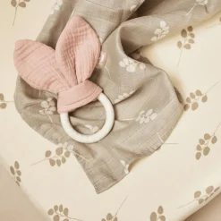 Beißring Silikon Bunny Ears Wild Rose