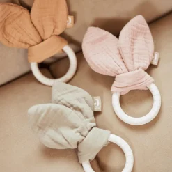 Beißring Silikon Bunny Ears Wild Rose