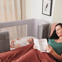 Beistellbett NEXT2ME Forever Ash Grey