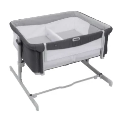 Beistellbett NEXT2ME Twins Magnet Grey